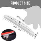 4PCS Car Door Edge Guards, Anti-Scratch Car Door Protector Trim Strip with Self Adhesive, Universal Door Guards for Cars Trucks SUVs, Exterior Car Accessories (White)