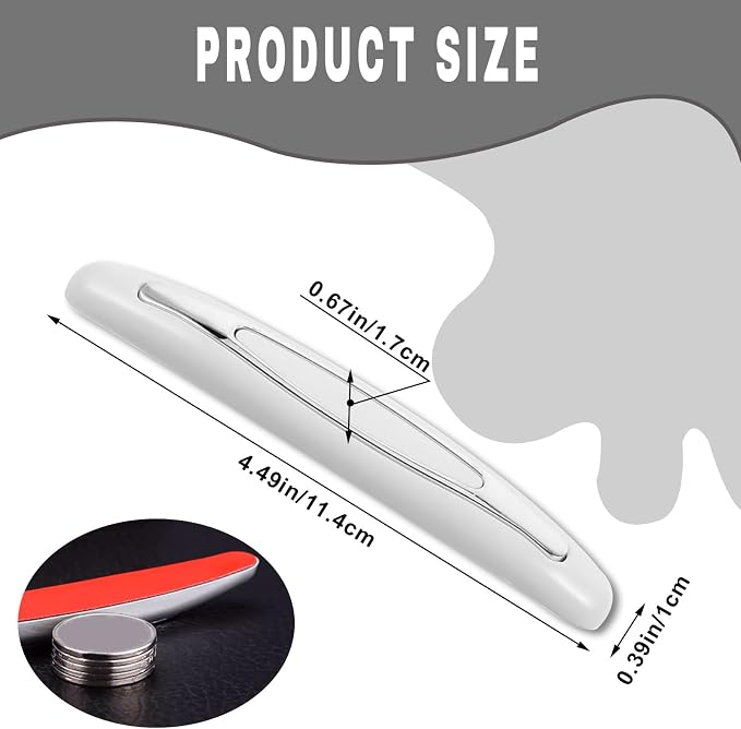4PCS Car Door Edge Guards, Anti-Scratch Car Door Protector Trim Strip with Self Adhesive, Universal Door Guards for Cars Trucks SUVs, Exterior Car Accessories (White)