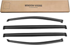Window Rain Guards for 2011-2020 Toyota Sienna, Window Visor Guard Vent Wind Shade Deflector Rain Shield Protector Sun for 11-20 Sienna 2012 2013 2014 2015 2016 2017 2018 2019, Outside-Mount, 4PCS