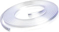 Automotive Door Entry Guard, 16.4Ft No Glue Transparent Car Door Edge Protector Strip, Anti-Miso Rubber Edge Trim for Cars, Trucks, SUVs, ATVs (White)