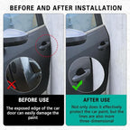 33ft (10m) Car Door Edge Guards, Car Door Protector, No-Glue Required Rubber Seal U Shape Automotive Door Entry Guard, Auto Door Edge Molding Protection for Most Vehicles (Black, 33Ft)