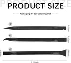 6PCS Car Detailing Pick Set,Car Detailing Tools with 6 Cleaning Heads for Vents,Seams,Cup Holders,Buttons & Interior Gaps,Universal Cars Cleaning Kit for Most Cars SUVs