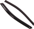 WD2-107 Dark Smoke 2 Pcs Set Window Visor (Outside Mount) Deflector Rain Guard Compatible with 2008-2016 Chrysler Town & Country