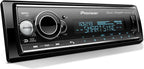MVH-S720BHS 1-Din Digital Media Receiver – Bluetooth, SiriusXM, Color Change, HD Radio, USB, FLAC, Voice Control, 50W x 4 Output, 13-Band EQ, AM/FM Radio, Hi-Volt RCA Preouts