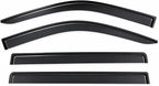 2022-2026 Tape-On Rain Guards for Toyota Tundra CrewMax Side Window Visor Deflectors SR SR5 Limited Platinum TRD Pro Capstone i-Force MAX Tinted Protectors 2023 2024 2025