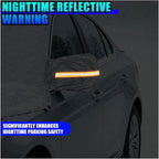 Magnetic Car Windshield Snow Cover, 4 Layers Winter Automotive Windshield Frost Protective Cover with Side Mirror Protector, All-Weather Vehicle Exterior Accessories for Sedan SUV (S)