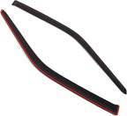 Outside Mount Window Vent Visors Rain Guards Compatible with Honda Accord Coupe 1990-1993 | Side Window Wind Deflectors Rain Shields | Smoke Tinted, 2 Pcs Set, DGWV-212