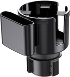 2-in-1 Car Cup Holder Expander with Phone Holder, Universal Cup Holder Adapter, Fits Yeti 14/24/36/46oz, Hydroflask 32/40oz & Large Water Bottles, Adjustable Base Fits Tesla, Truck, RV, SUV