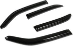 Replacement for Chrysler 300/Dodge Magnum 4pcs Window Vent Visor Deflector Rain Guard (Dark Smoke)