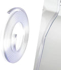 Car Door Edge Guard, 16.4 Ft U-shaped Anti-collision Protective Trim with Inner Grip Line, Flexible Cuttable Seal Strip for Door Hood Trunk, Self-adhesive Accessory for Cars (Transparent)