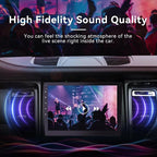10.1 Inch Double din car Screen,with wireles CarPlay and Android Auto,HD Touch Screen Car Stereo with Mirror Link, Bluetooth 5.0, Backup Camera, AUX,FM/AM Transmitter|Double din carplay Radio