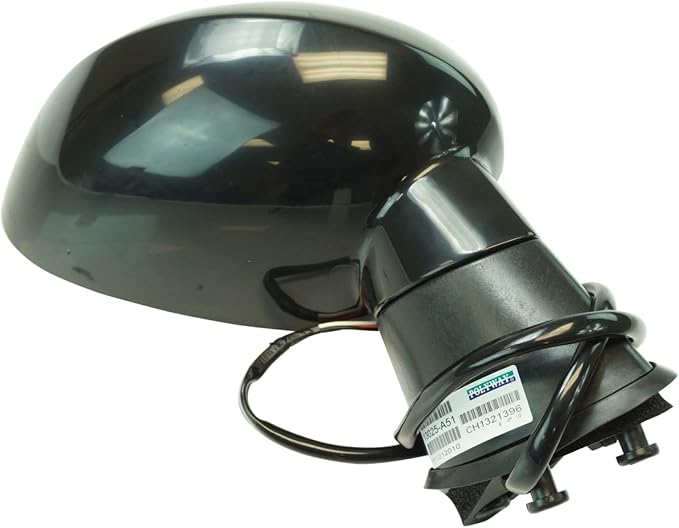 2 Piece Driver and Passenger Side Mirror Assembly Set Electric Adjustment Heated No Memory Black Compatible with 2015-2019 Dodge Challenger CH1320396 CH1321396
