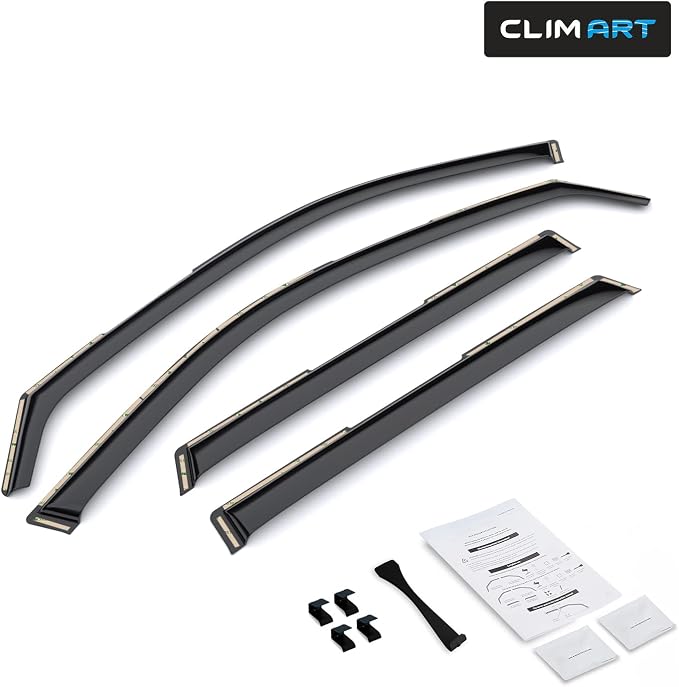 in-Channel Incredibly Durable Rain Guards for Hyundai Palisade 2020-2025, Original Window Deflectors, Vent Window Visors, Vent Deflector, 4 pcs. - 621314