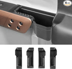 Door Handle Storage Box for 2022-2025 2026 Ford Maverick Accessories, Front Rear Door Side Storage Insert Tray Organizer Grab Handle Pocket Container 4PCS