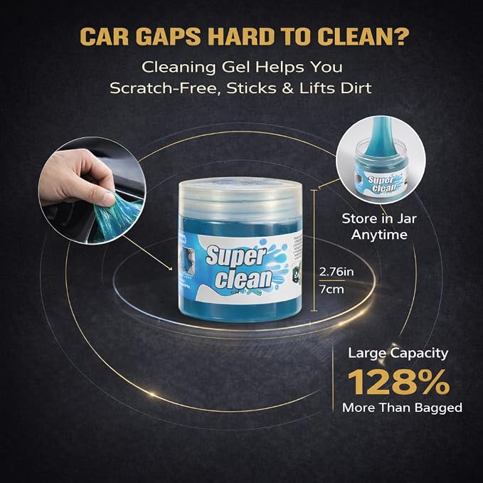 10-Piece Car Interior Cleaning Kit Boar Hair Brush Vent Gel Detailing Set | 3 Boar Hair Brushes,3-in-1 Vent Brush,Non-Toxic Gel,Spray Bottle;Auto & Home Dual Use,Scratch-Free Detailing Gift Kit