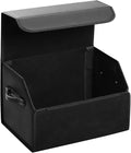 Leather Car Trunk Organizer,Durable Collapsible Adjustable Compartments Cargo Storage,AK-141