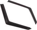 WD2-702 Dark Smoke 2 Pcs Set Window Visor (Outside Mount) Deflector Rain Guard Compatible with 1994-1997 Land Defender 90