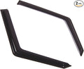 Outside Mount Window Vent Visors Rain Guards Compatible with Land Defender 90 1994-1997 | Side Window Wind Deflectors Rain Shields | Smoke Tinted, 2 Pcs Set, DGWV-702