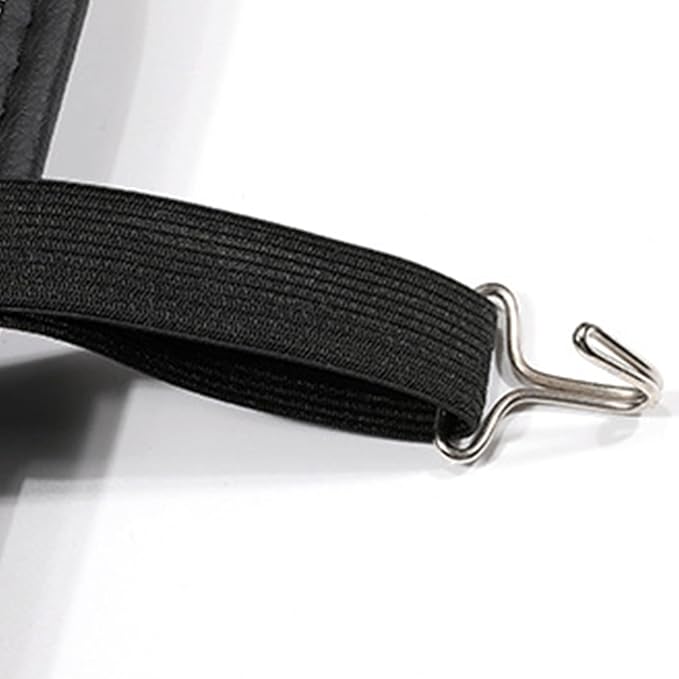 Car Seat Back, PU Leather Rear Seat Protector Kick Mat Cover with a Pocket, Easy to Clean Wear
