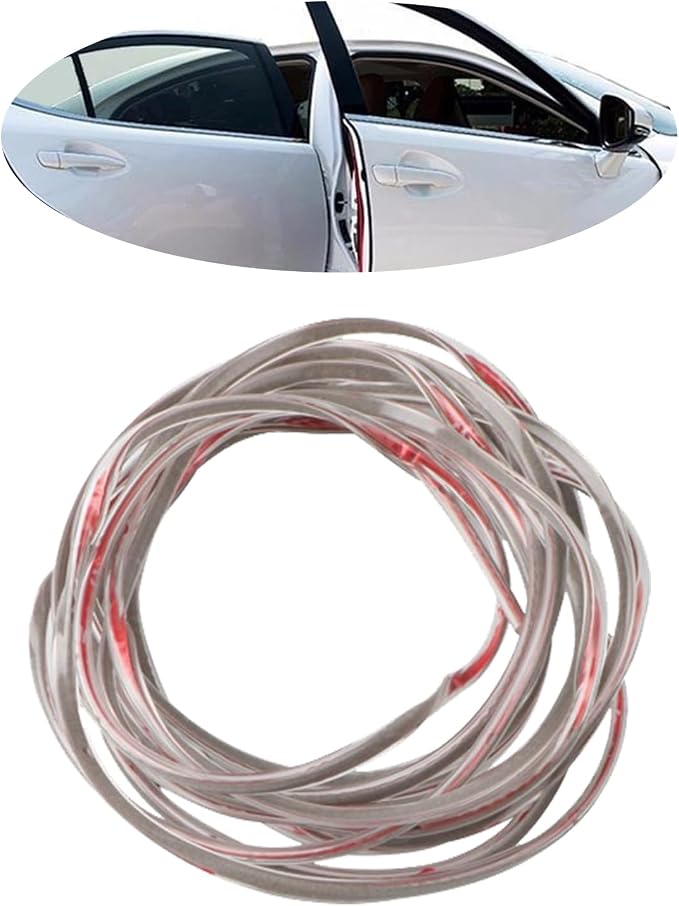 16.3ft Car Door Edge Protectors, Door Edge Guard, U-Shaped Rubber Edge Trim Car Door Protector,Suitable for Most Cars, Trucks, Suvs（Transparent 16.3ft)