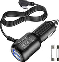 Micro USB Power Cord Cable with Dual Port USB,Vehicle Power Charging Cable with Length(11.5ft/350cm) for Car Dashcam Camera Charger Power Cord for Dashcam Supply Radar Detectors
