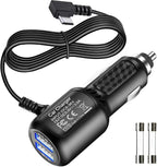 Micro USB Power Cord Cable with Dual Port USB,Vehicle Power Charging Cable with Length(11.5ft/350cm) for Car Dashcam Camera Charger Power Cord for Dashcam Supply Radar Detectors