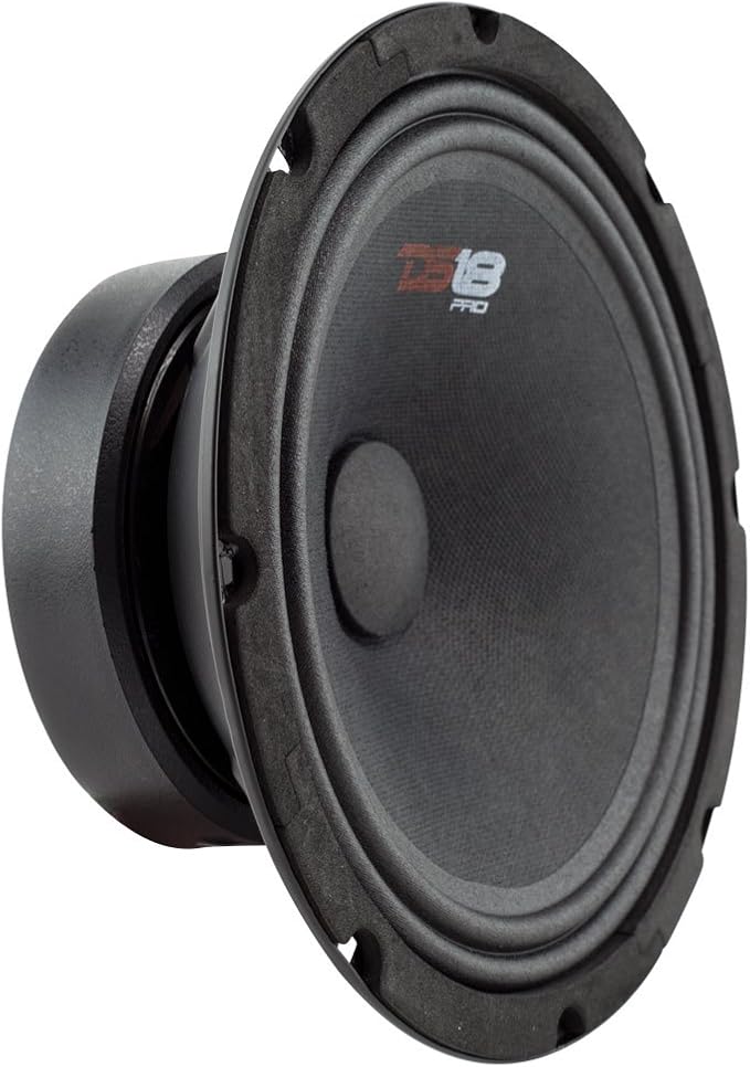 PRO-GM8SE Loudspeaker - 8", Midrange, Sealed Back, 480W Max, 140W RMS, 8 Ohms - Premium Quality Audio Door Speakers for Car or Truck Stereo Sound System (1 Speaker)