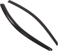 WD2-560 Dark Smoke 2 Pcs Set Window Visor (Outside Mount) Deflector Rain Guard Compatible with 2002-2006 Acura RSX