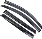 Tape-On Window Visors Deflectors Rain Guards 4 Piece Set ‎Compatible with 2008-2016 Dodge Journey 94072