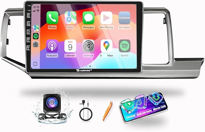 for Honda Stepwgn 2009-2015 RHD Car CarPlay Android Auto Navigation Stereo GPS Radio Reverse Camera Display 10" IPS Touchscreen Headunit Tablet Pad Media Player, if Applicable Quad Core 2G+64G