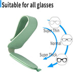 2 Packs Magnetic Sunglass Holder for Car Visor (Green) | Magnetic Interior Car Accessories