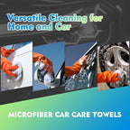 White Microfiber Cleaning Cloth 20 Pack 11.5 x 11.5 inch Microfiber Towels for Cars Ultra Absorbent Car Washing Cloth Lint Free Streak Free Cleaning Rags for Car, Kitchen Window