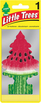 Car Air Freshener | Hanging Paper Tree for Home or Car | Watermelon Scent | 6 Pack