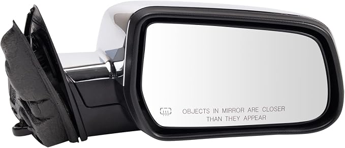 Passenger Side Mirror Assembly Electric Adjustment Heated Memory Chrome Compatible with 2015-2017 GMC Terrain GM1321476