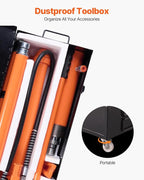 Porta Power Kit, 20 Ton Load, Portable Hydraulic Jack with 4.6 ft Extended Oil Hose, Comprehensive Accessories, Car Frame Repair Tool with Portable Storage Case for Automotive, Heavy Equipment