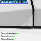 4PCS Car Door Edge Guards Protectors, Self-Adhesive Car Side Door Corner Protector Anti-Collision Trim Sticker, Anti-Rub Vehicle Exterior Decorative Accessory for Cars Trucks SUVs (Clear)