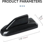 ABS Carbon Fiber Interior Shark Fin Shape Roof Antenna Cover Trim for 2019-2025 Chevy Silverado | for 2019-2021 GMC Sierra 1500 2500 3500 HD Accessories