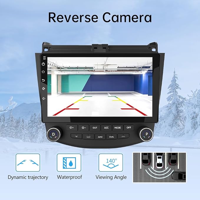 Car Radio Stereo for Honda Accord 7th 2003-2007 with CarPlay