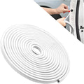 Fekey&JF Car Door Edge Guards, 16FT Car Edge Rubber Seal Trim Protector, No Glue Needed U Shape Car Door Guard Universal for Most Cars, Vehicles, SUVs (White/16FT)