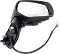 Passenger Side Power Heated Mirror with Turn Signal Textured Black Compatible with 2013-2014 Subaru XV Crosstrek SU1321131
