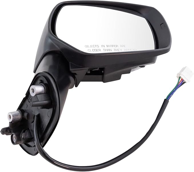 Passenger Side Power Heated Mirror with Turn Signal Textured Black Compatible with 2013-2014 Subaru XV Crosstrek SU1321131