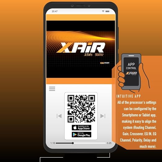 Banda Audiopart X8AiR DSP Car Audio Processor | 32-Bit/96kHz 8-Channel Car Audio DSP with 79-Band Equalizer, Bluetooth, App Control & Advanced Crossover for Premium Sound