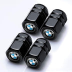 Car Keychain and Car Tire Valve Stem Caps Combo Compatible with BMW 1 3 5 6 Series X1 X3 X7 X5 X6 Z4 7 M Keyring for Men and Women Family Present Car Accessories