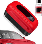 Car Glass Oil Film Cleaner, 2026 Upgraded Automotive Oil Film Cleaning Brush for Car Windows, Cars Window Glasses Cleaning Boar with Extra Cleaner, Universal Anti-Rain Fog Glass Brush (1)