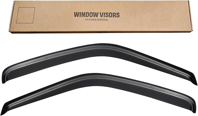 Window Visors Rain Guards for 1996-2026 Chevy Express Van/GMC Savana, Out-Channel Window Vent Wind Shade Deflectors