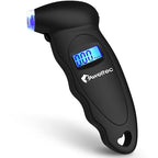 Digital Tire Pressure Gauge,Accurate Cars Air Gauge 150 PSI,Black | 0-150PSI Calibrated,Accurate in 0.1 Increments,4 Measurement Units,Backlight LCD&Nozzle Light,for Everyday Vehicles