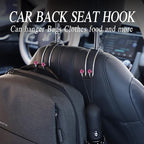 Auto Hooks Bling Car Hangers Organizer Seat Headrest Hooks Strong and Durable Backseat Hanger Storage Universal for SUV Truck Vehicle 2 Pack (Fuchsia)