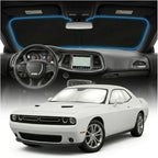 for Dodge Challenger Sun Shade Windshield Cover - Custom Fit Challenger Accessories 2015-2023 Sunshade Foldable UV Protection & Heat Shield Sun Visor Accessories