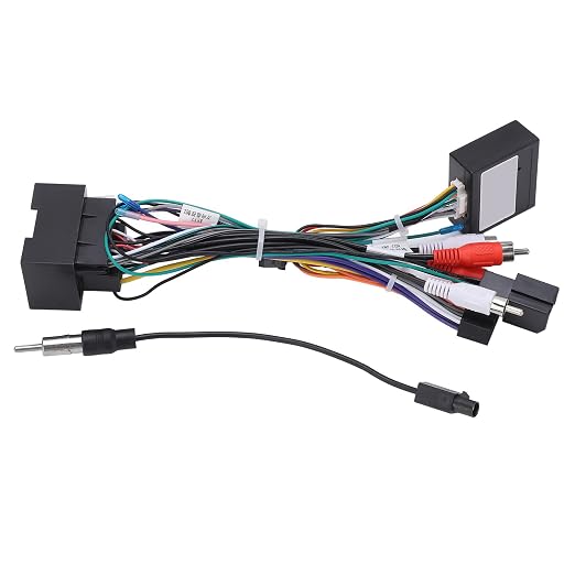 Radio Wiring Harness Fit for Cruze, Audio Wiring Harness with CAN Bus Box 16Pin Replacement