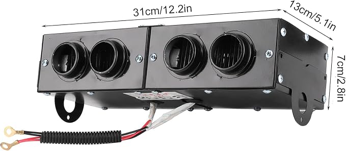 12V Utv Heater,Car Defroster Defogger,Car Heater Defogger Auto 4 Hole Heating Fan 12V Defroster Defogger 800W Car Heater Defroster 12V Demister Windsh air heater ptc trucks 12v/24v 12v heater